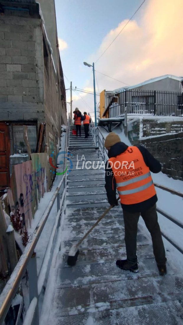 La Municipalidad De Ushuaia Contin A El Operativo De Limpieza En